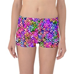 Swirly Twirly Colors Boyleg Bikini Bottoms by KirstenStarFashion