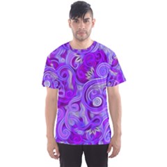 Lavender Swirls Men s Sport Mesh Tees