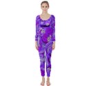 Lavender Swirls Long Sleeve Catsuit View1