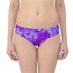 Lavender Swirls Hipster Bikini Bottoms