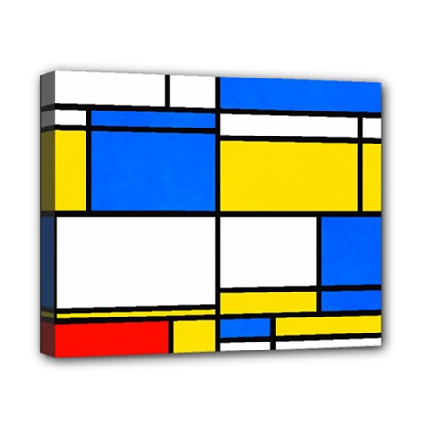 Colorful Rectangles Canvas 10  X 8  (stretched)