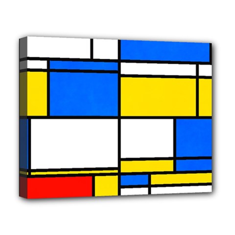 Colorful Rectangles Deluxe Canvas 20  X 16  (stretched)