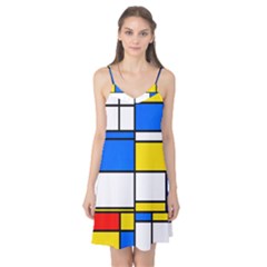 Colorful Rectangles Camis Nightgown