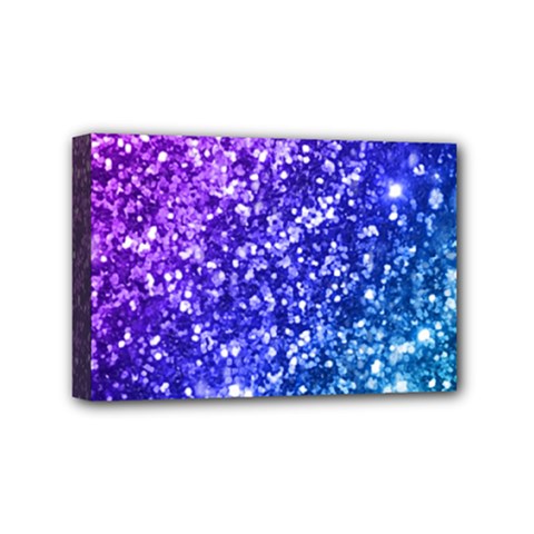 Glitter Ocean Bokeh Mini Canvas 6  X 4 