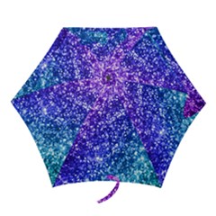 Glitter Ocean Bokeh Mini Folding Umbrellas by KirstenStar