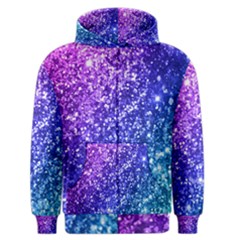 Glitter Ocean Bokeh Men s Zipper Hoodies by KirstenStar