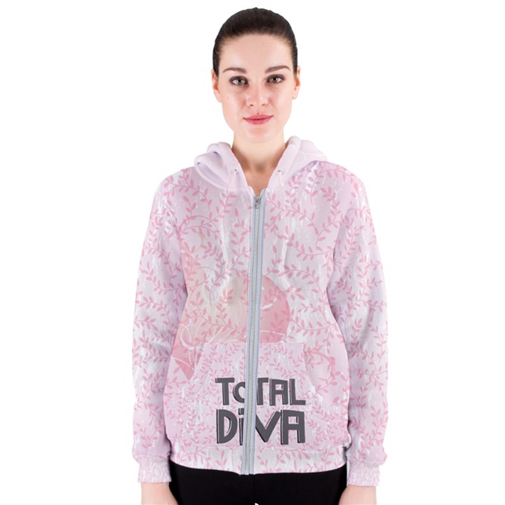 Crazy Beautiful Abstract  Women s Zipper Hoodies