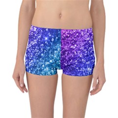 Glitter Ocean Bokeh Reversible Boyleg Bikini Bottoms