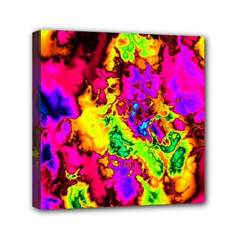 Powerfractal 01 Mini Canvas 6  X 6 