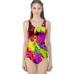 Powerfractal 01 Women s One Piece Swimsuits