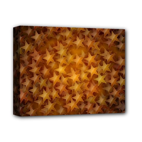 Gold Stars Deluxe Canvas 14  X 11 