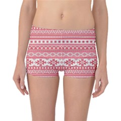 Fancy Tribal Borders Pink Boyleg Bikini Bottoms by ImpressiveMoments