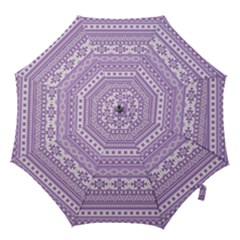 Fancy Tribal Borders Lilac Hook Handle Umbrellas (small) by ImpressiveMoments