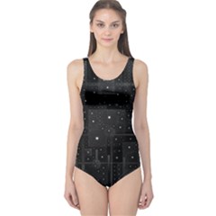 Black Stars  Women s One Piece Swimsuits by OCDesignss