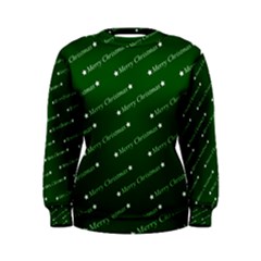 Merry Christmas,text,green Women s Sweatshirts by ImpressiveMoments