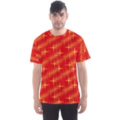 Many Stars,red Men s Sport Mesh Tees