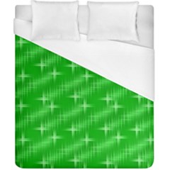 Many Stars, Neon Green Duvet Cover Single Side (double Size)