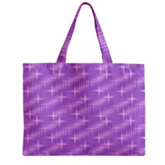 Many Stars, Lilac Zipper Tiny Tote Bags