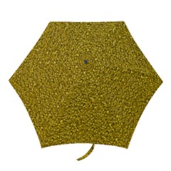 Sparkling Glitter Golden Mini Folding Umbrellas