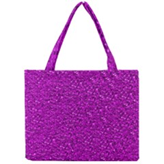 Sparkling Glitter Hot Pink Tiny Tote Bags by ImpressiveMoments