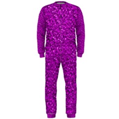 Sparkling Glitter Hot Pink Onepiece Jumpsuit (men)  by ImpressiveMoments