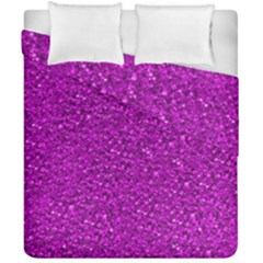 Sparkling Glitter Hot Pink Duvet Cover (double Size)