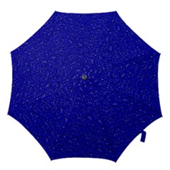 Sparkling Glitter Inky Blue Hook Handle Umbrellas (large) by ImpressiveMoments