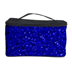 Sparkling Glitter Inky Blue Cosmetic Storage Cases