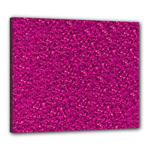 Sparkling Glitter Pink Canvas 24  X 20  by ImpressiveMoments