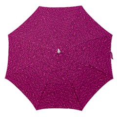 Sparkling Glitter Pink Straight Umbrellas