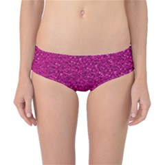 Sparkling Glitter Pink Classic Bikini Bottoms