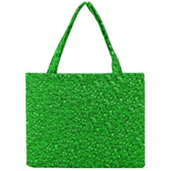 Sparkling Glitter Neon Green Tiny Tote Bags by ImpressiveMoments