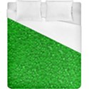 Sparkling Glitter Neon Green Duvet Cover Single Side (Double Size) View1