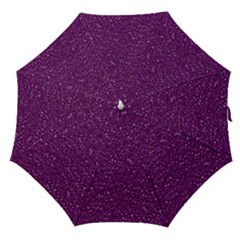 Sparkling Glitter Plum Straight Umbrellas