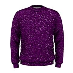 Sparkling Glitter Plum Men s Sweatshirts by ImpressiveMoments