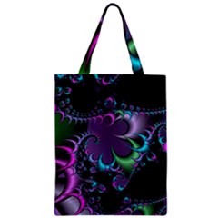 Fractal Dream Zipper Classic Tote Bags