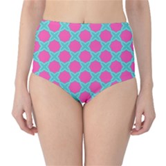 Cute Pretty Elegant Pattern High-waist Bikini Bottoms