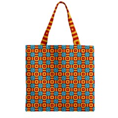 Cute Pretty Elegant Pattern Zipper Grocery Tote Bags