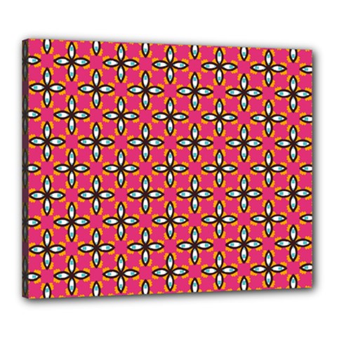 Cute Pretty Elegant Pattern Canvas 24  X 20 