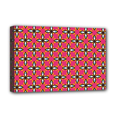 Cute Pretty Elegant Pattern Deluxe Canvas 18  X 12  