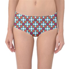 Cute Pretty Elegant Pattern Mid-waist Bikini Bottoms