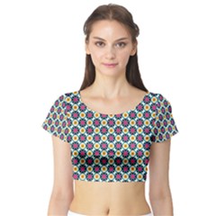 Pattern 1282 Short Sleeve Crop Top by GardenOfOphir