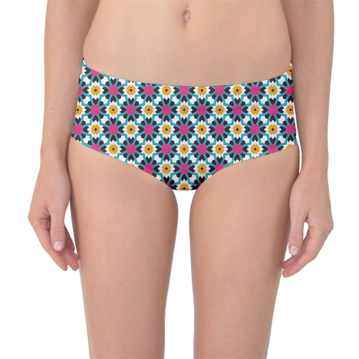 Pattern 1282 Mid-Waist Bikini Bottoms