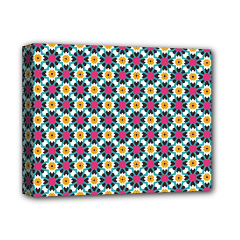 Cute Abstract Pattern Background Deluxe Canvas 14  X 11  by GardenOfOphir