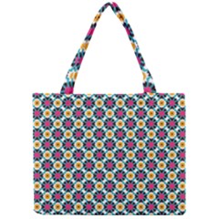 Cute Abstract Pattern Background Tiny Tote Bags by GardenOfOphir