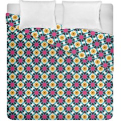 Cute Abstract Pattern Background Duvet Cover (king Size)