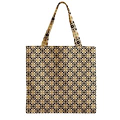 Cute Pretty Elegant Pattern Zipper Grocery Tote Bags