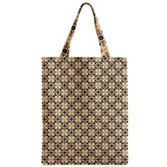 Cute Pretty Elegant Pattern Zipper Classic Tote Bags