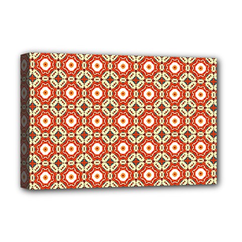 Cute Pretty Elegant Pattern Deluxe Canvas 18  X 12  