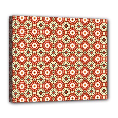 Cute Pretty Elegant Pattern Deluxe Canvas 24  X 20  